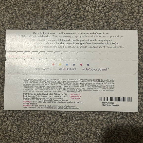 Color Street Star-Crossed Nail Strips - Picture 2 of 3